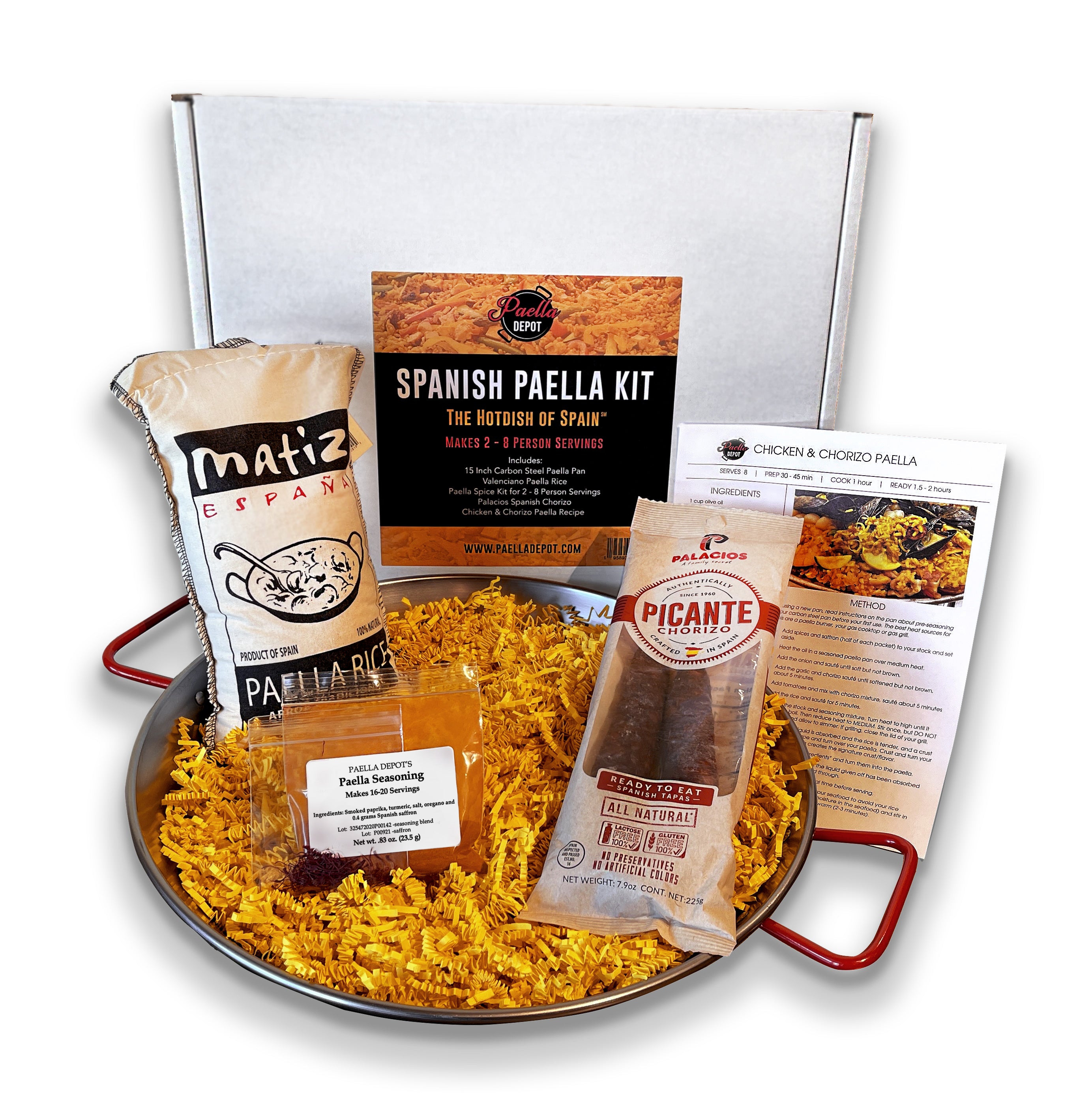 Paella Gift Set + Paella Recipe Book – Liner & Elsen